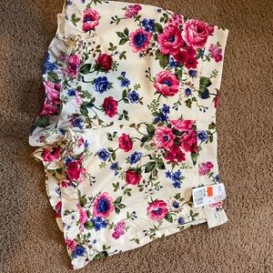 Forever 21 floral shorts.